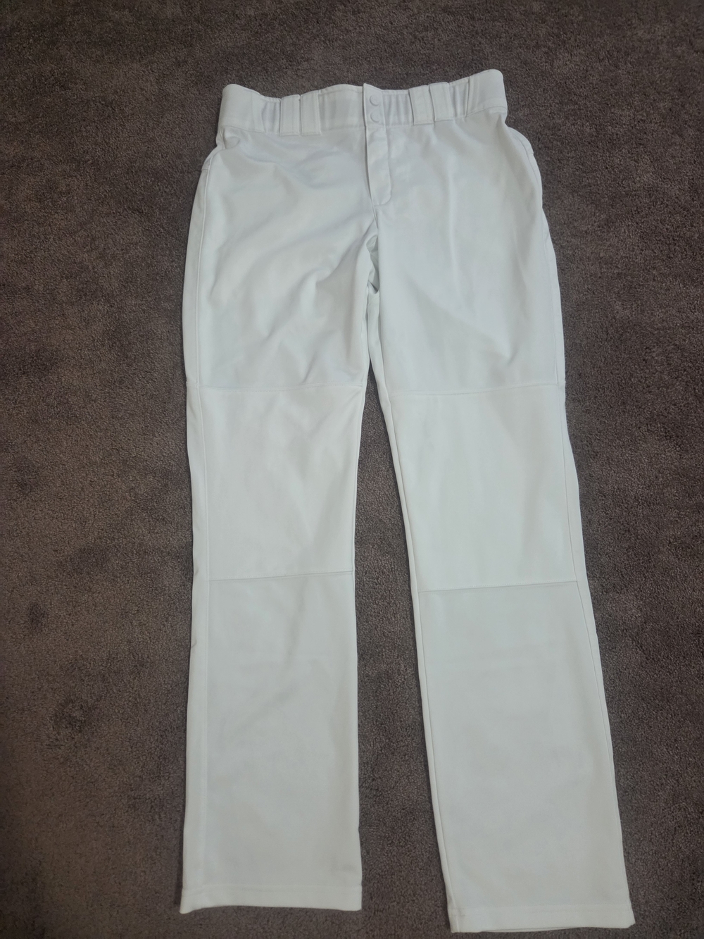 Under Armour Men's White Athletic Pants Baseball